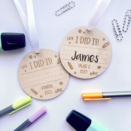 School Year Handwriting Bauble