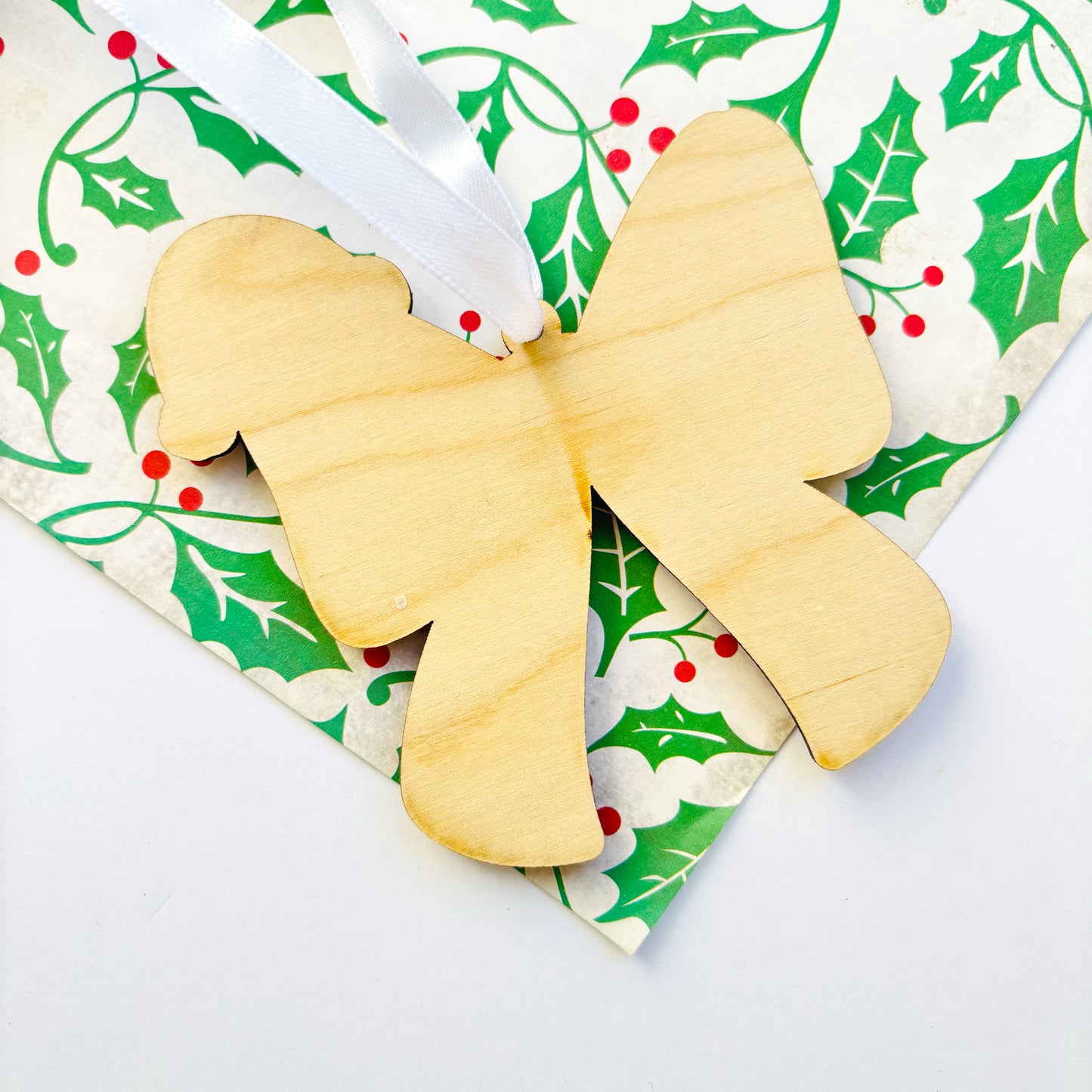 Personalised Bow Christmas Ornament