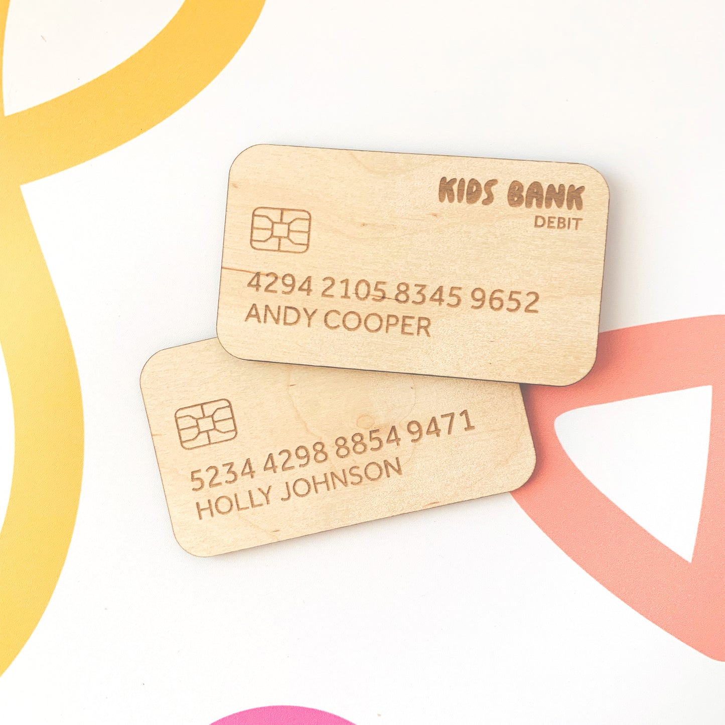 Personalised Wooden Credit Card