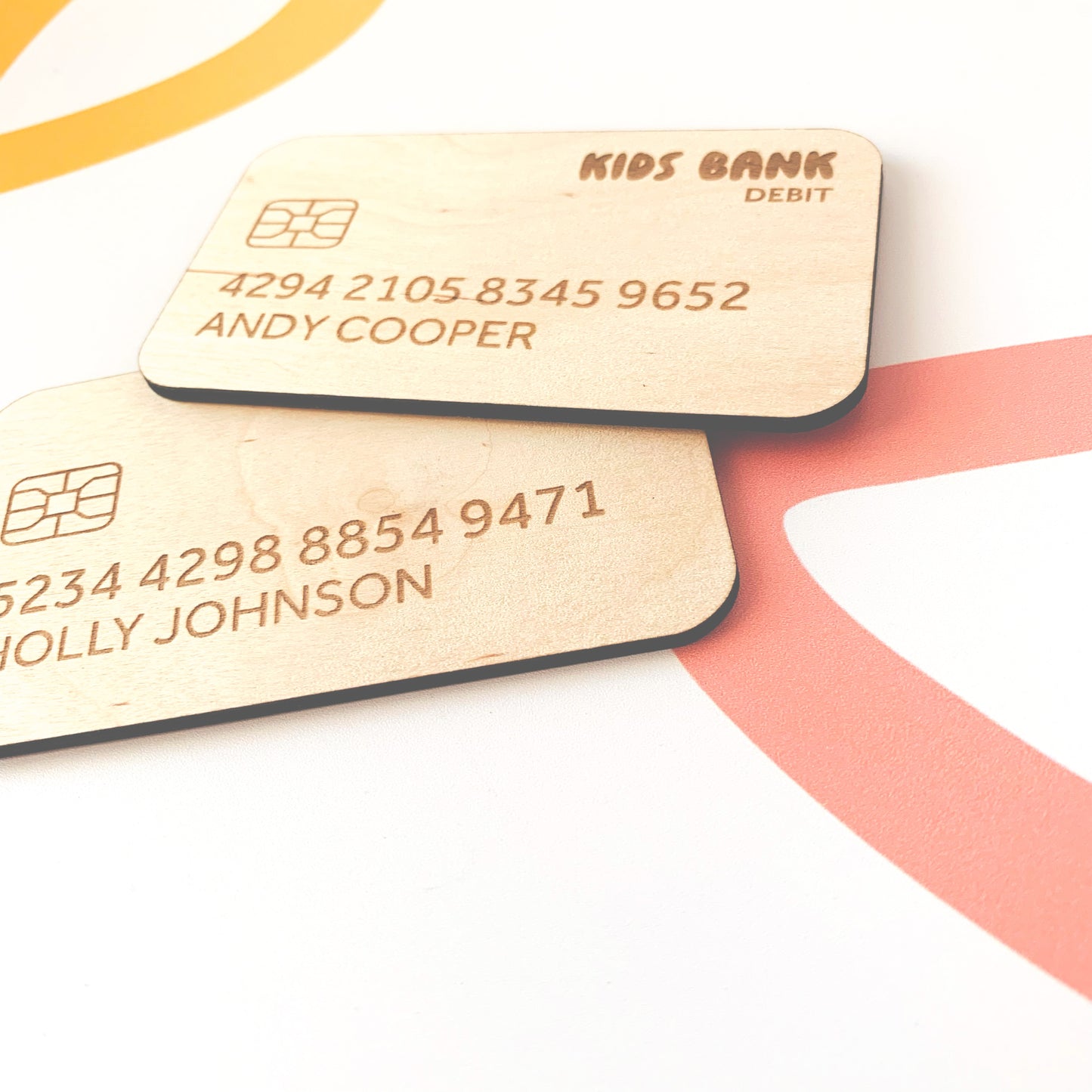 Personalised Wooden Credit Card