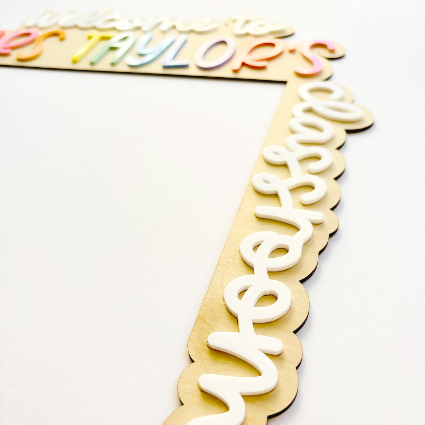 Personalised Teacher Classroom Corner Sign
