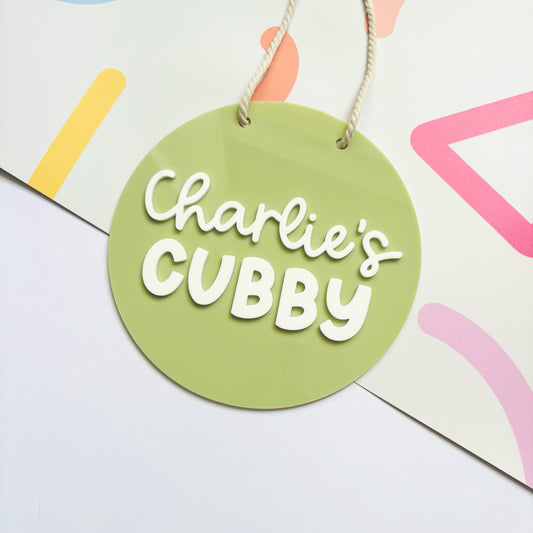 Personalised Cubby House Sign