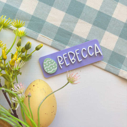 Easter Egg Name Badge