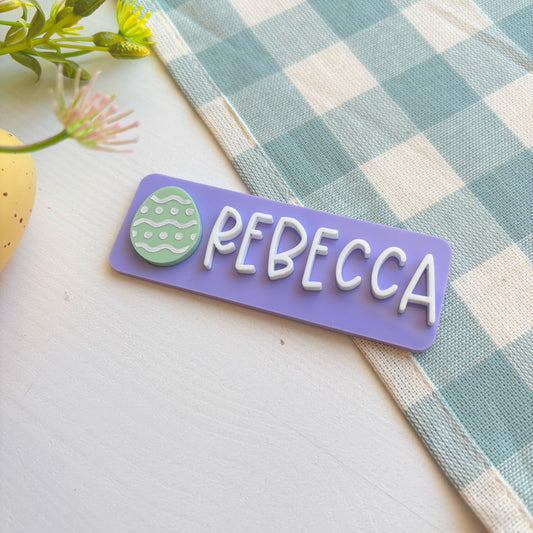 Easter Egg Name Badge