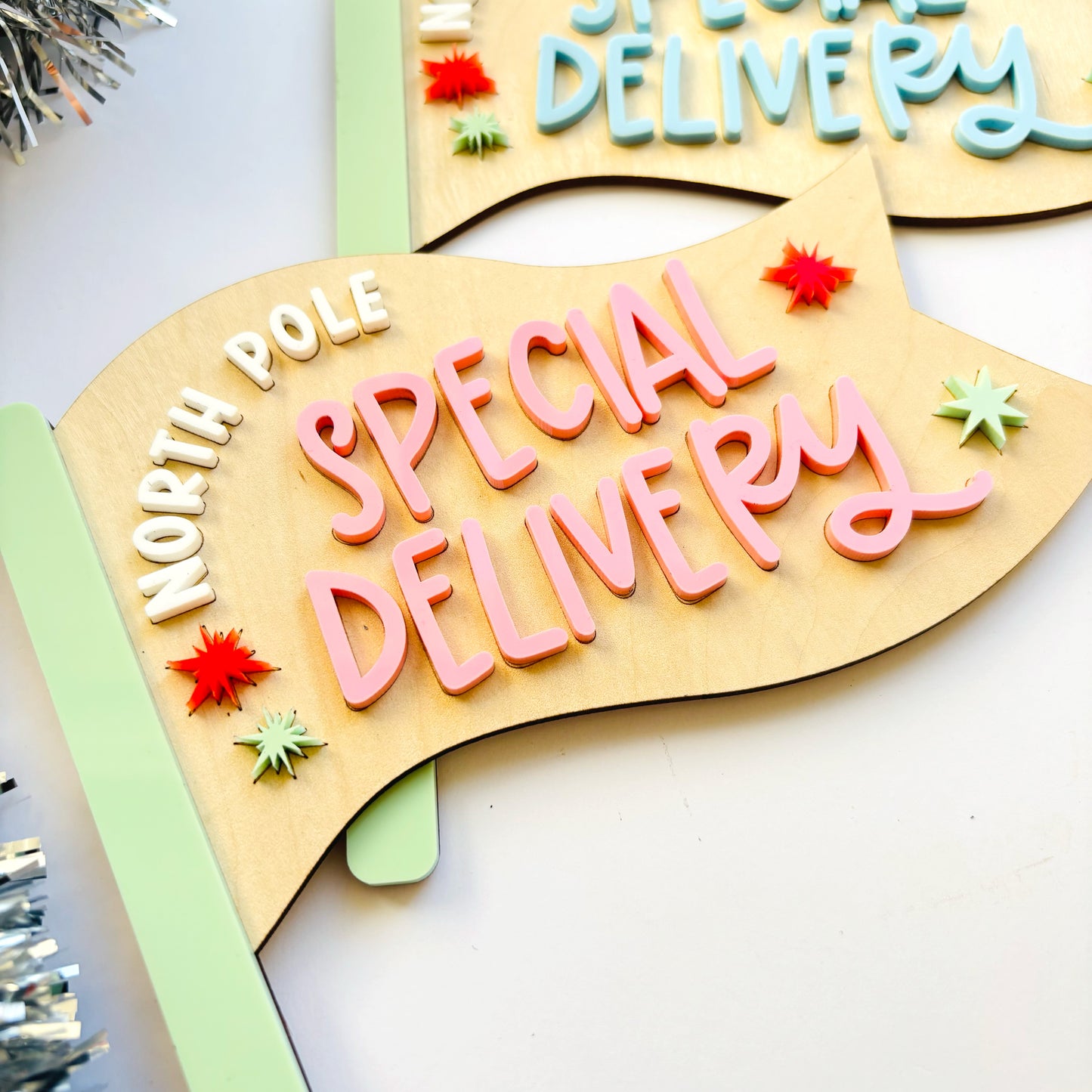 North Pole Special Delivery Flag