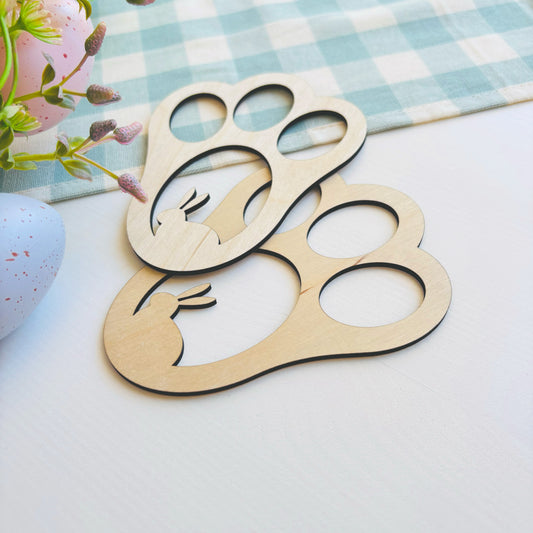 Easter Bunny Footprint Stencils