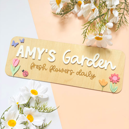 Personalised Garden Wall Plaque