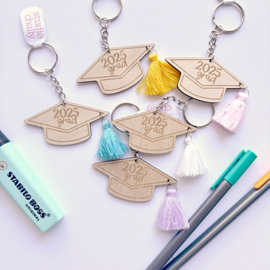 2025 Graduation Hat Keyring