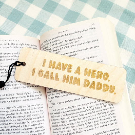 I Have a Hero Father's Day Bookmark