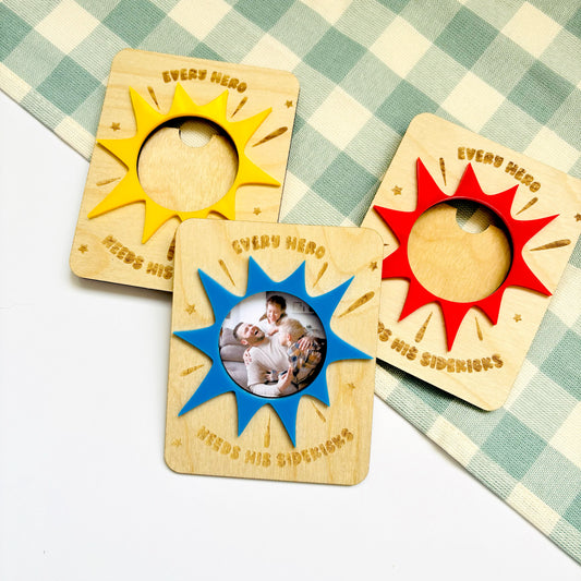 Father's Day Hero Photo Magnet