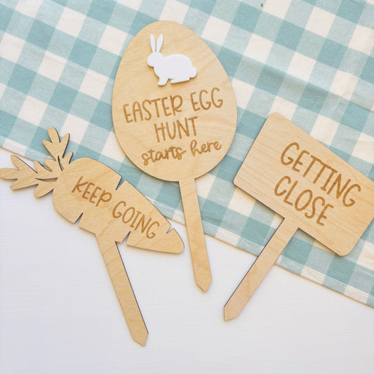 Easter Egg Hunt Sign Set