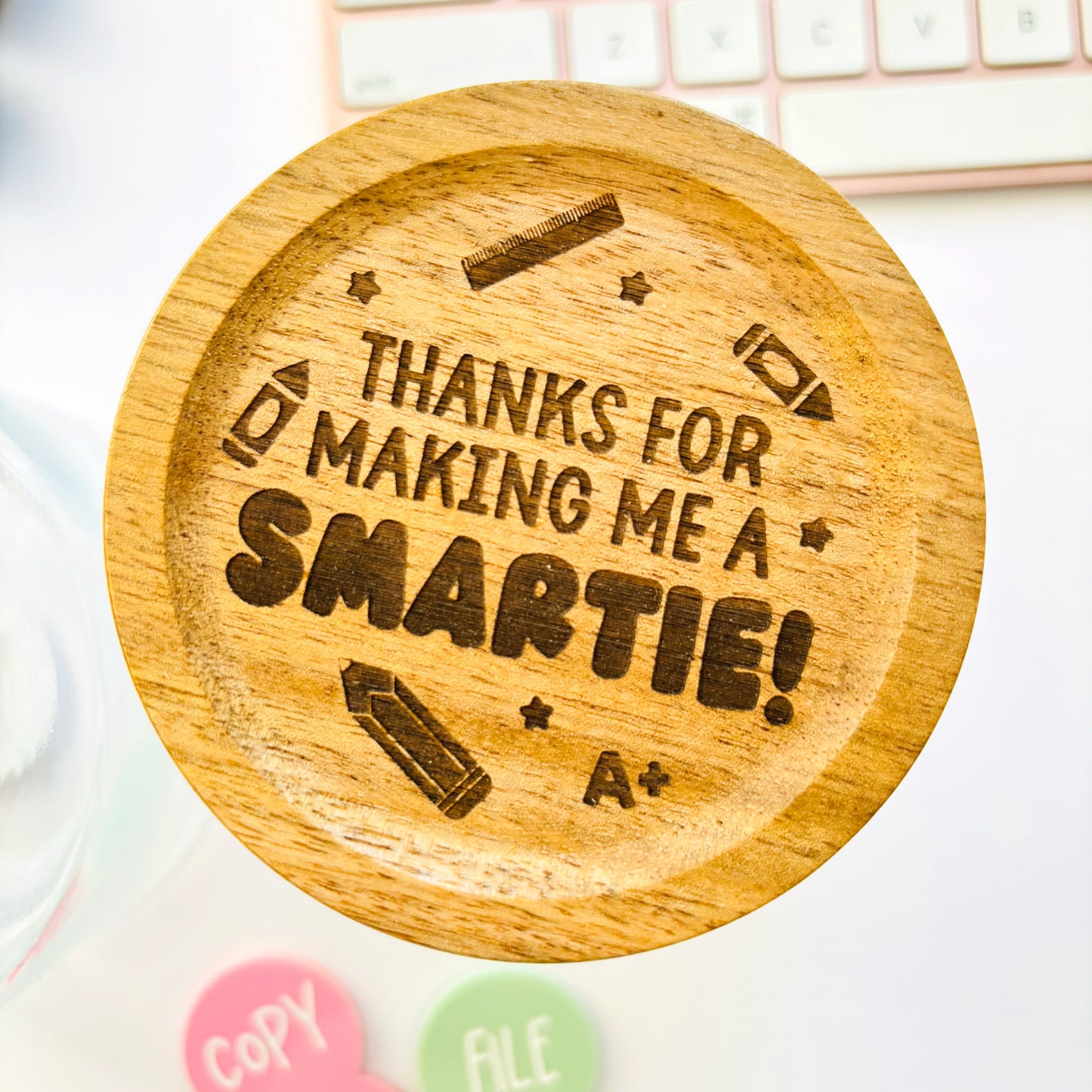 Engraved Teacher Lolly Jars