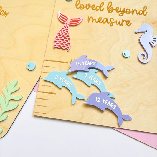 Under the Sea Height Chart Markers