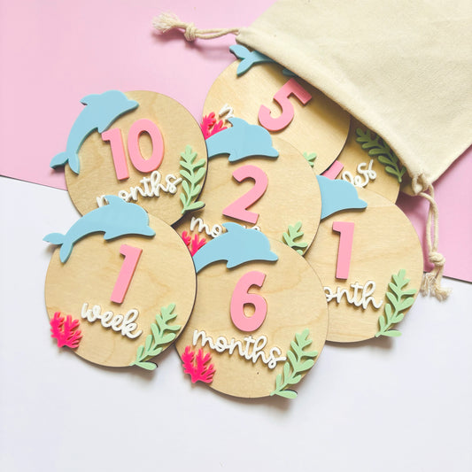 Under the Sea 15-Piece Milestone Disc Set