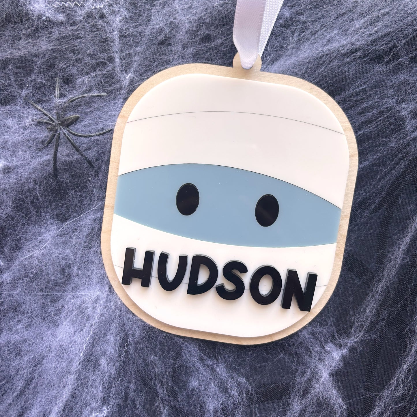 Personalised Mummy Halloween Basket Tag