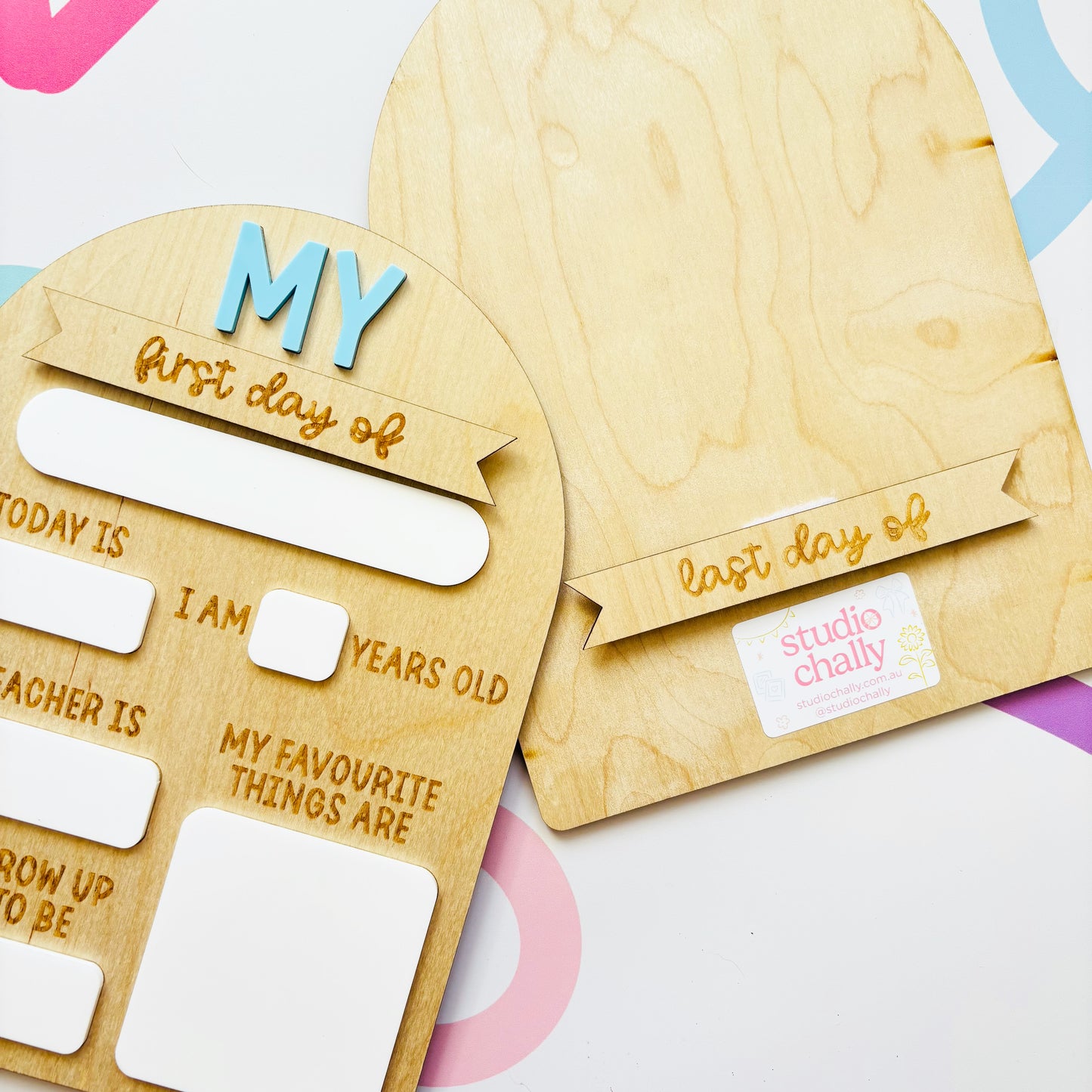 My First/Last Day of School Board