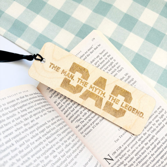 The Man The Myth The Legend Father's Day Bookmark