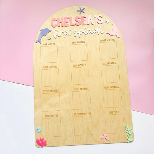 Under the Sea 1st Birthday Photo Board