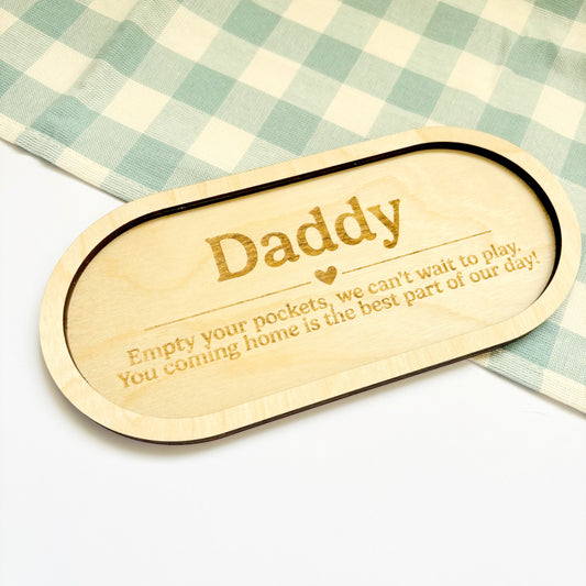 Empty Your Pockets Father's Day Tray