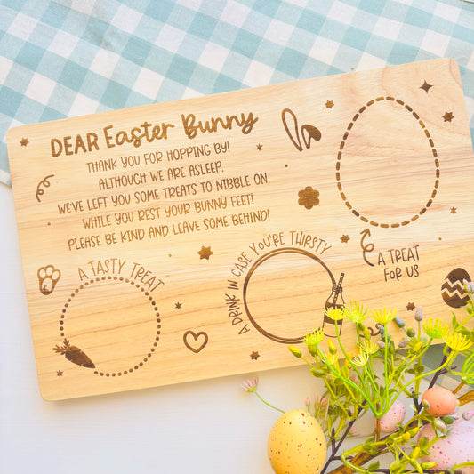 Easter Bunny Engraved Treat Board