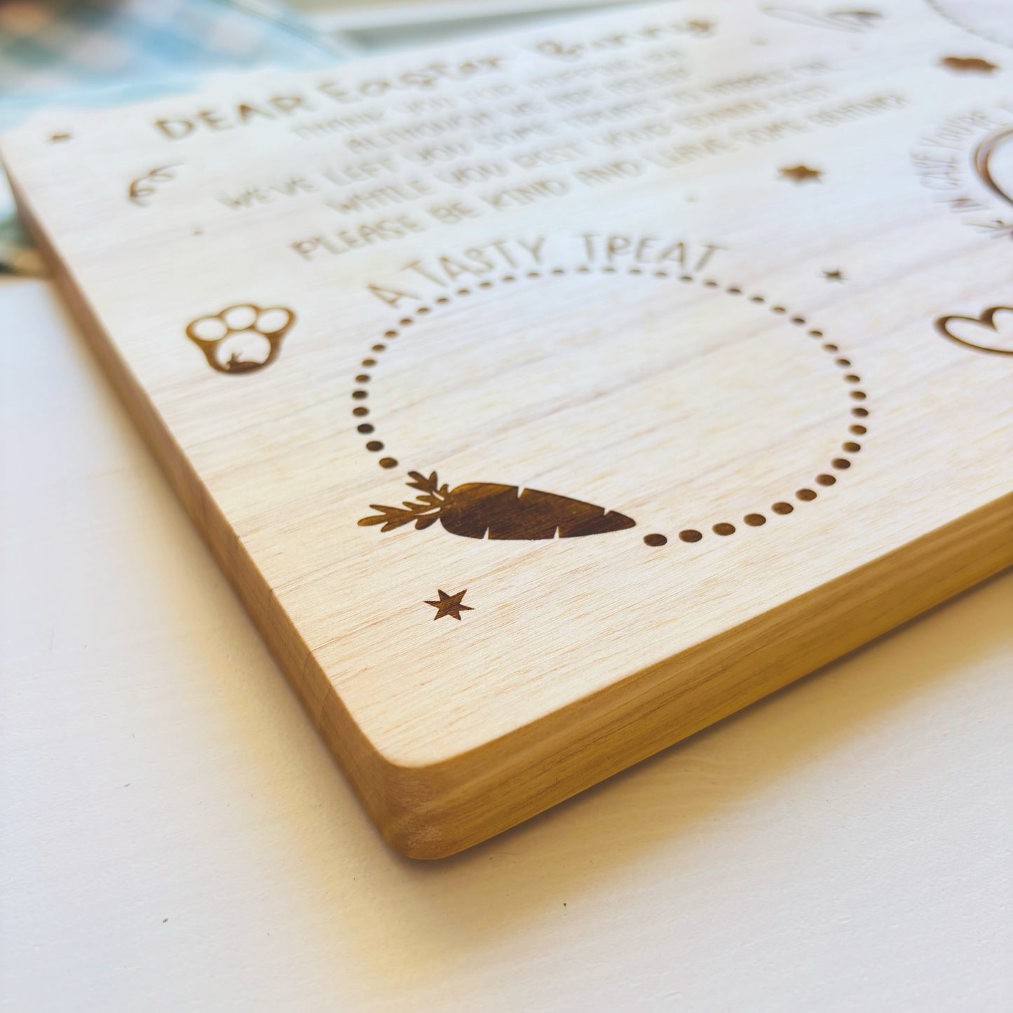 Easter Bunny Engraved Treat Board