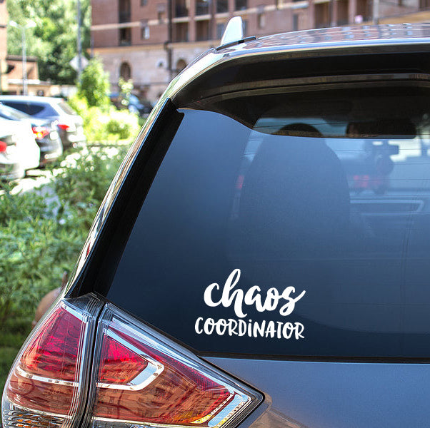 Chaos Coordinator Car Decal