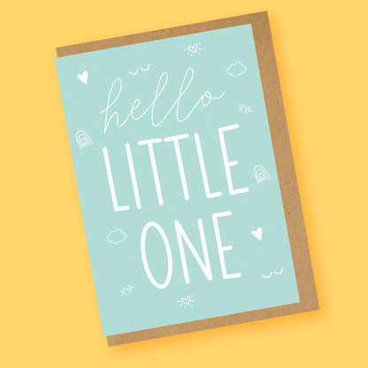 Hello Little One Sweet New Baby Card