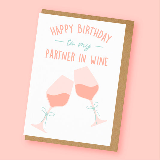 Funny Wine Best Friend Birthday Card