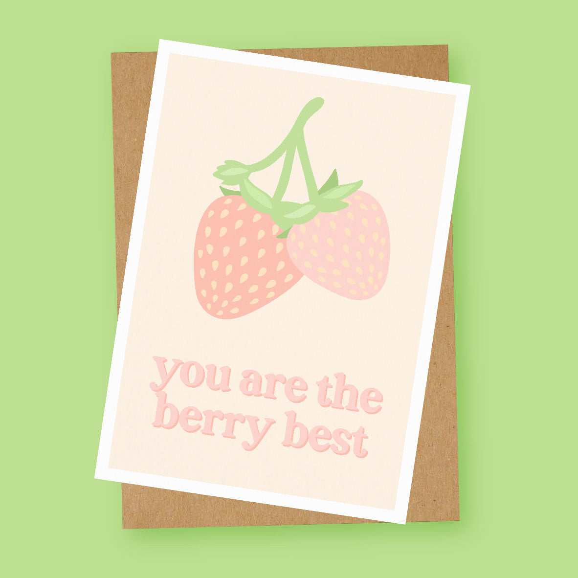 You're the Berry Best Thank You Card